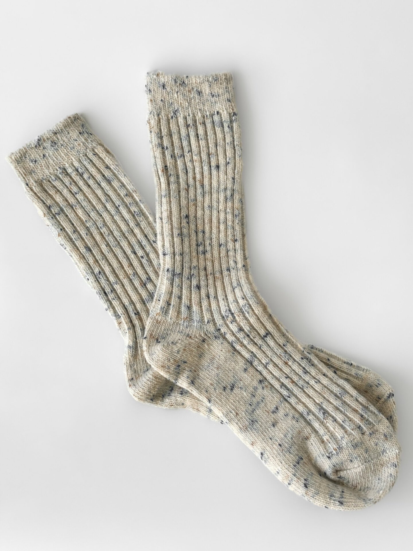 Skarpetki standard, biały melanż