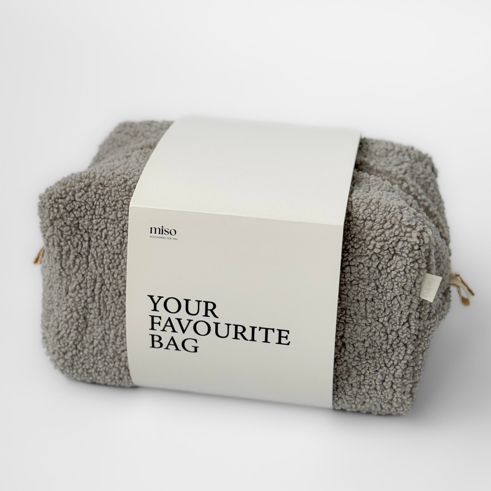 Kosmetyczka TEDDY duża, jasnoszara