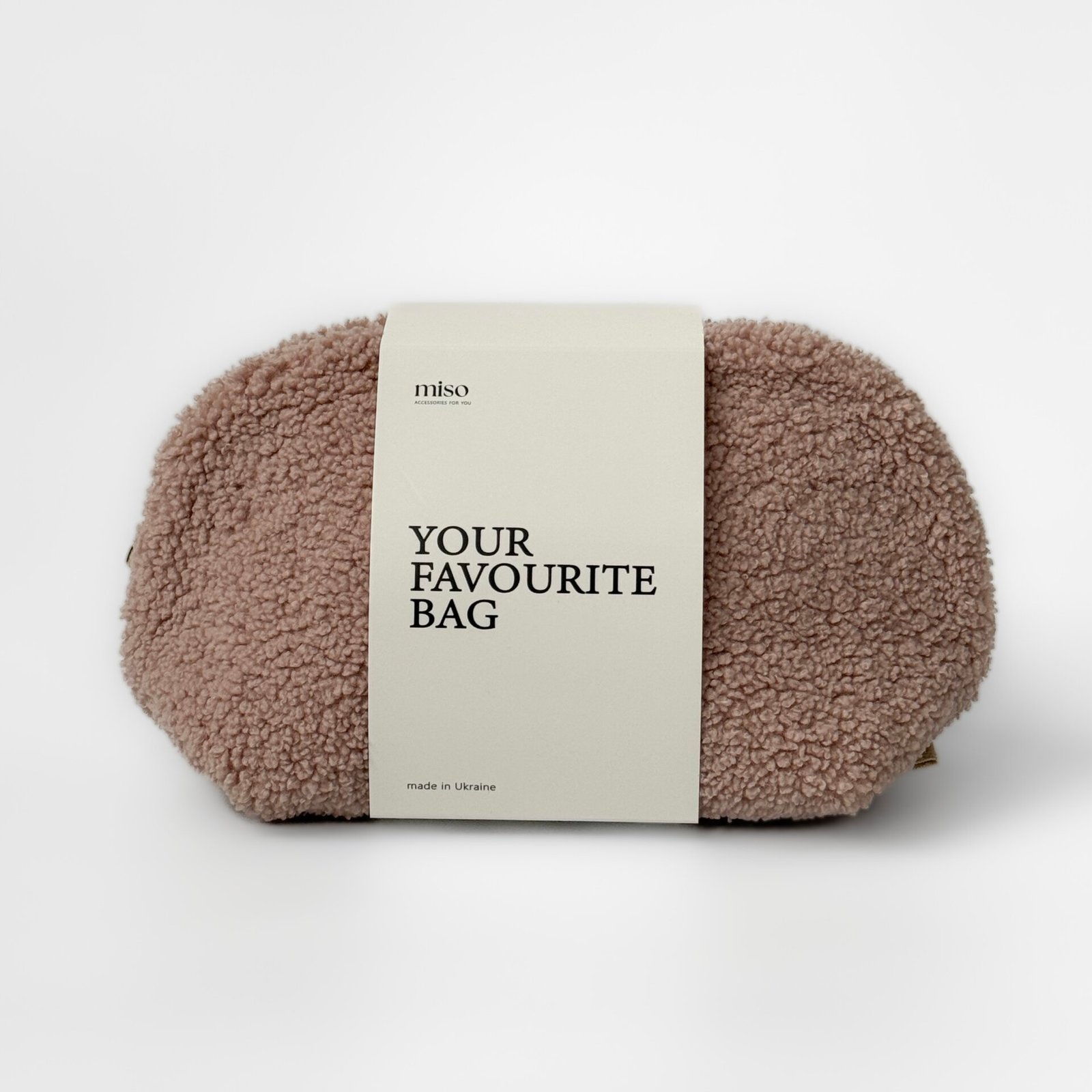 Kosmetyczka TEDDY średnia trójkątna, pudrowa